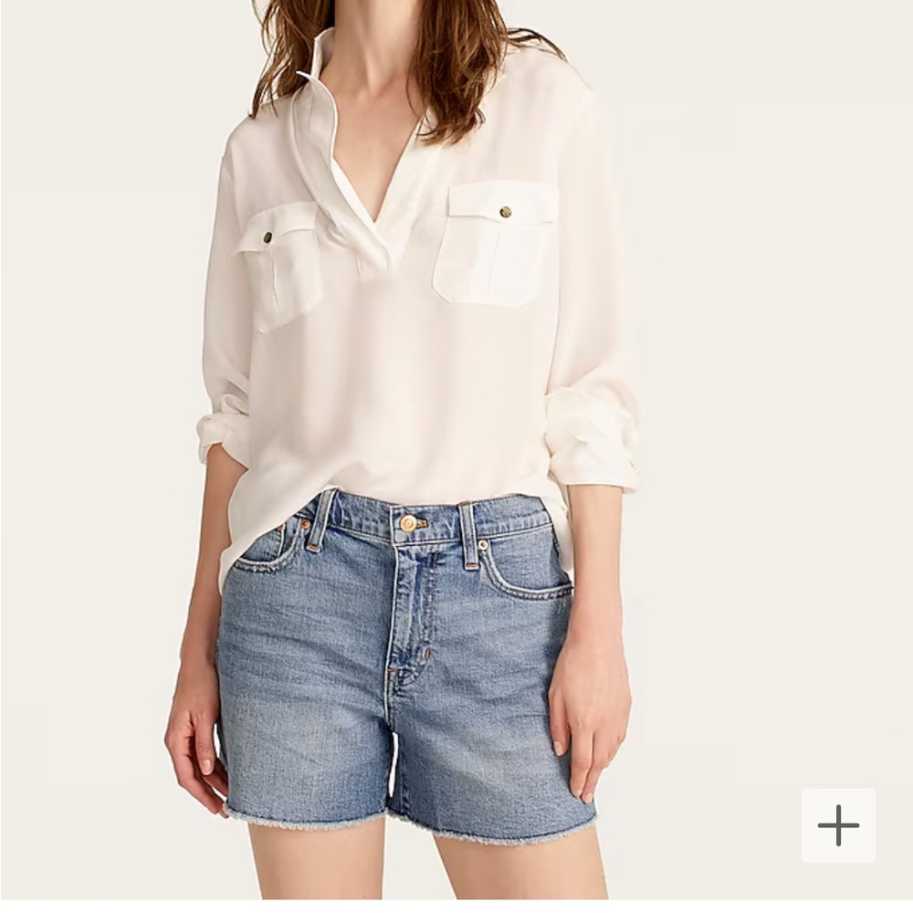 Jcrew high waisted tea time shorts 28